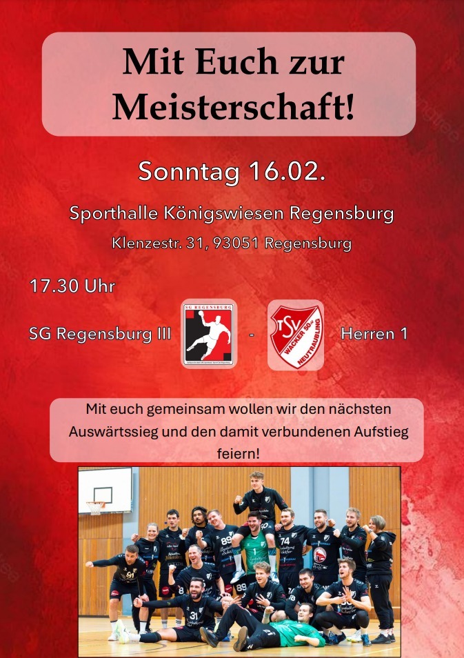 Vorbericht: SG Regensburg III – Herren I