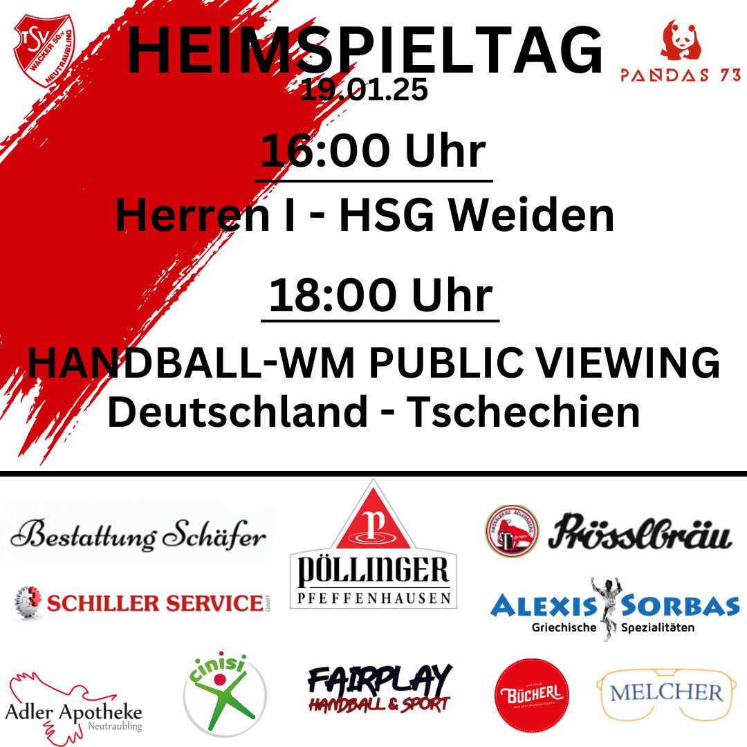 Vorbericht: Herren I – HSG Weiden